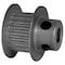 B&B Manufacturing 21-2P06-6FA2, Timing Pulley, Aluminum, Clear Anodized,  21-2P06-6FA2 - alternate 2